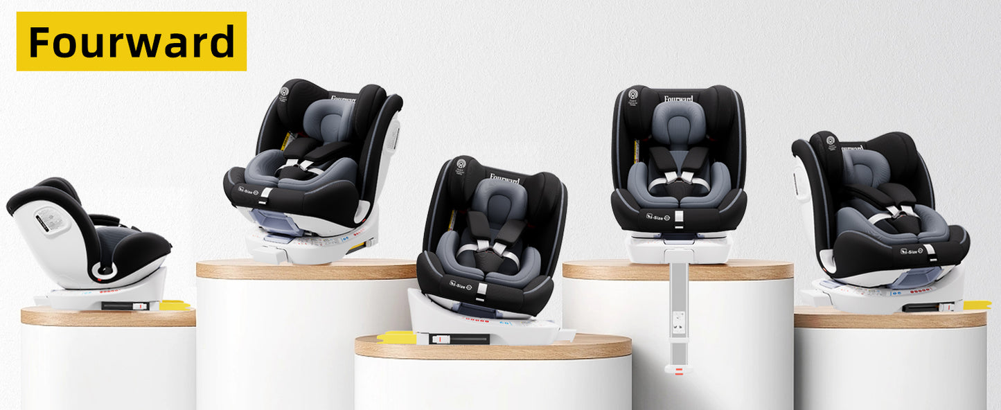 AP03 KL005 Child Seat Baby Car Seat 360° Rotatable ISOFIX ECE,0-12 years /9-36 kg/5-point belt/40-150cm
