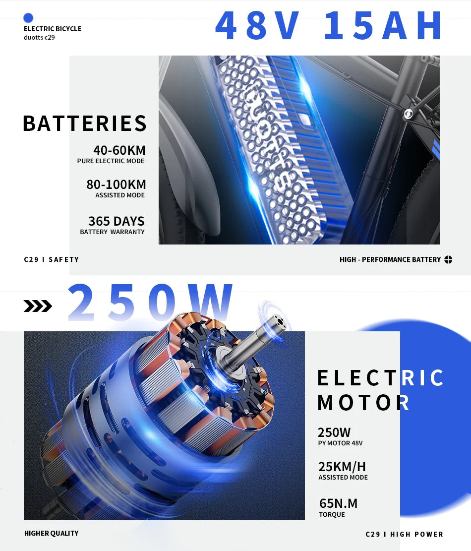 VTT électrique DUOTTS C29