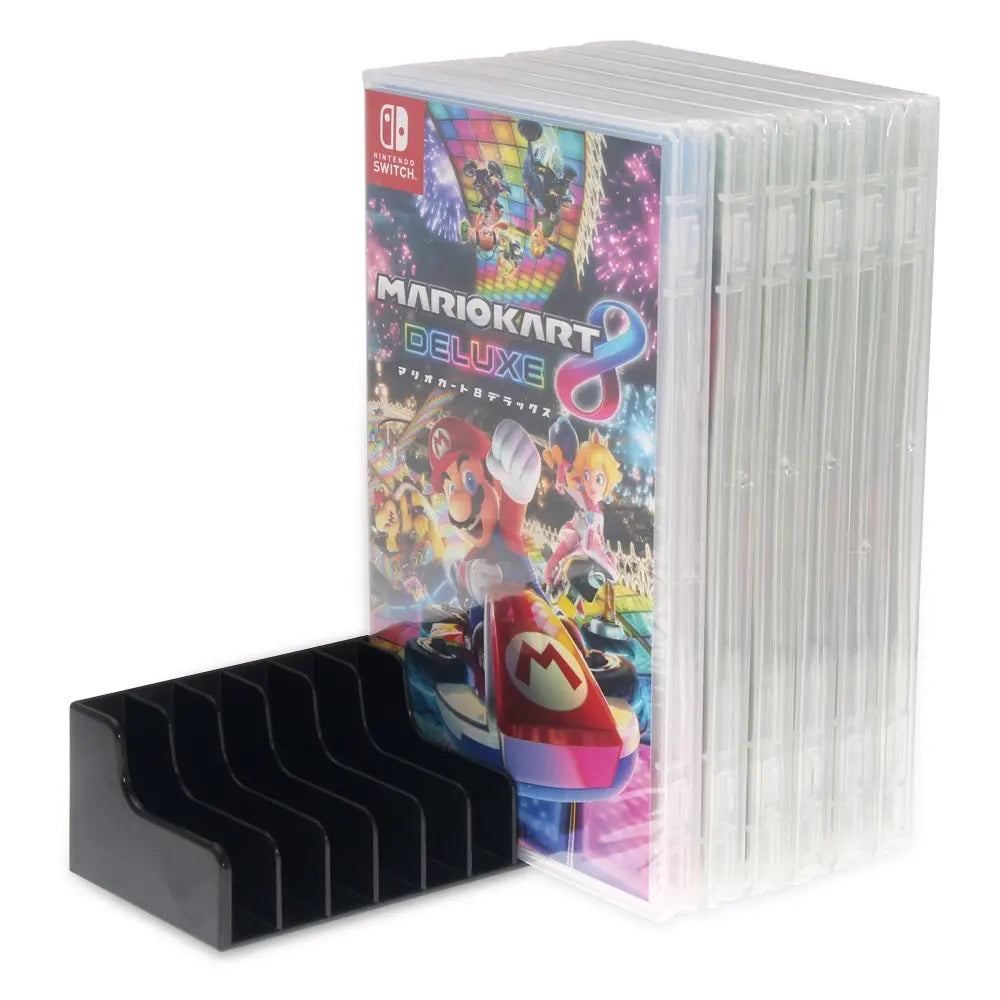 Switch Accessories 1 Set/ 2pcs CD Disks Game Cases 24 Cartridge Box Storage Stand Holder With Non-slip Pads For Nintendo Switch