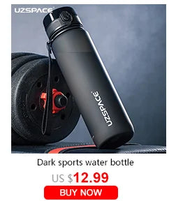 UZ Sports Water Bottle BPA Free Portable Leakproof Shaker Bottle Tritan Plastic Drinkware 500/1000ML Jug for Camping Gym School