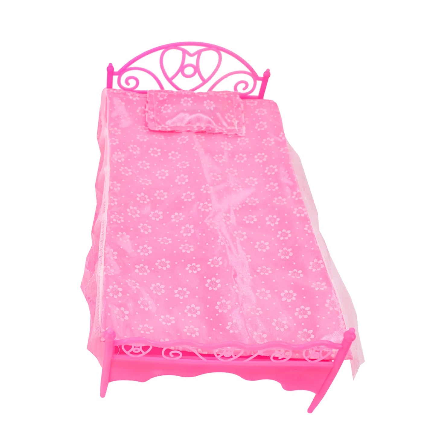 Furniture For Barbiees Doll Clothes Accessories Bed Mirror 1/6 Dollhouse Decoration Bjd Doll Accessories,Food Helmet for Barbies