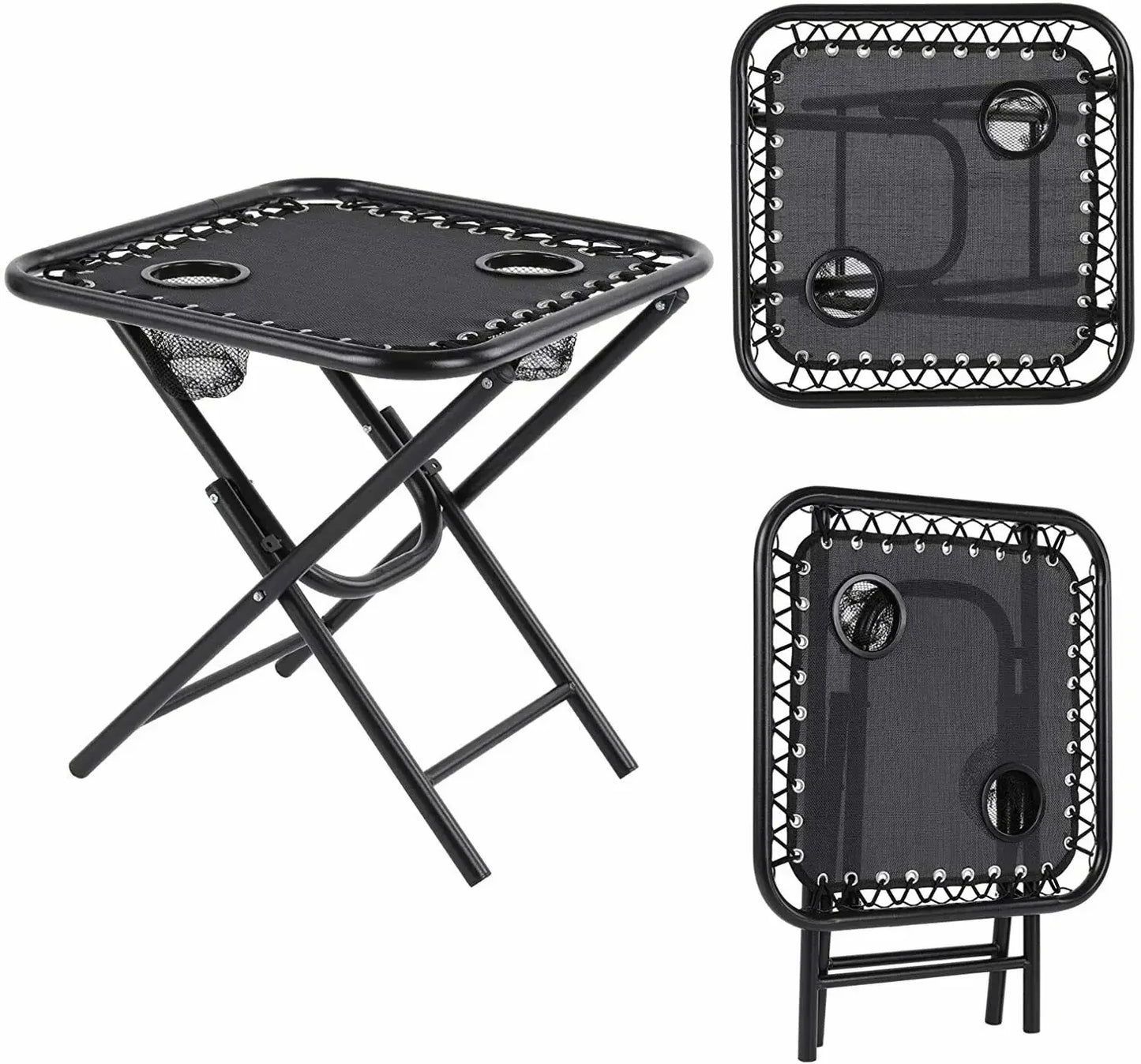 Ensemble de chaises longues pliantes Homfa avec table