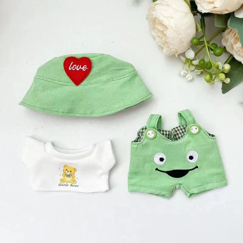 For 17cm 3.0 Ropa Labubu V1 V2 V3 outfit clothes Time to chill doll clothes for labubu II Doll cute clothes