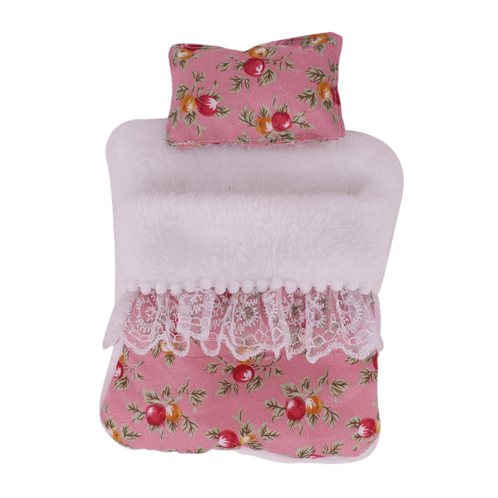 Doll Bedding Furniture For labubu 17cm Plush Doll Clothes Accessories Girl‘s Toys Birthday Christmas Gift