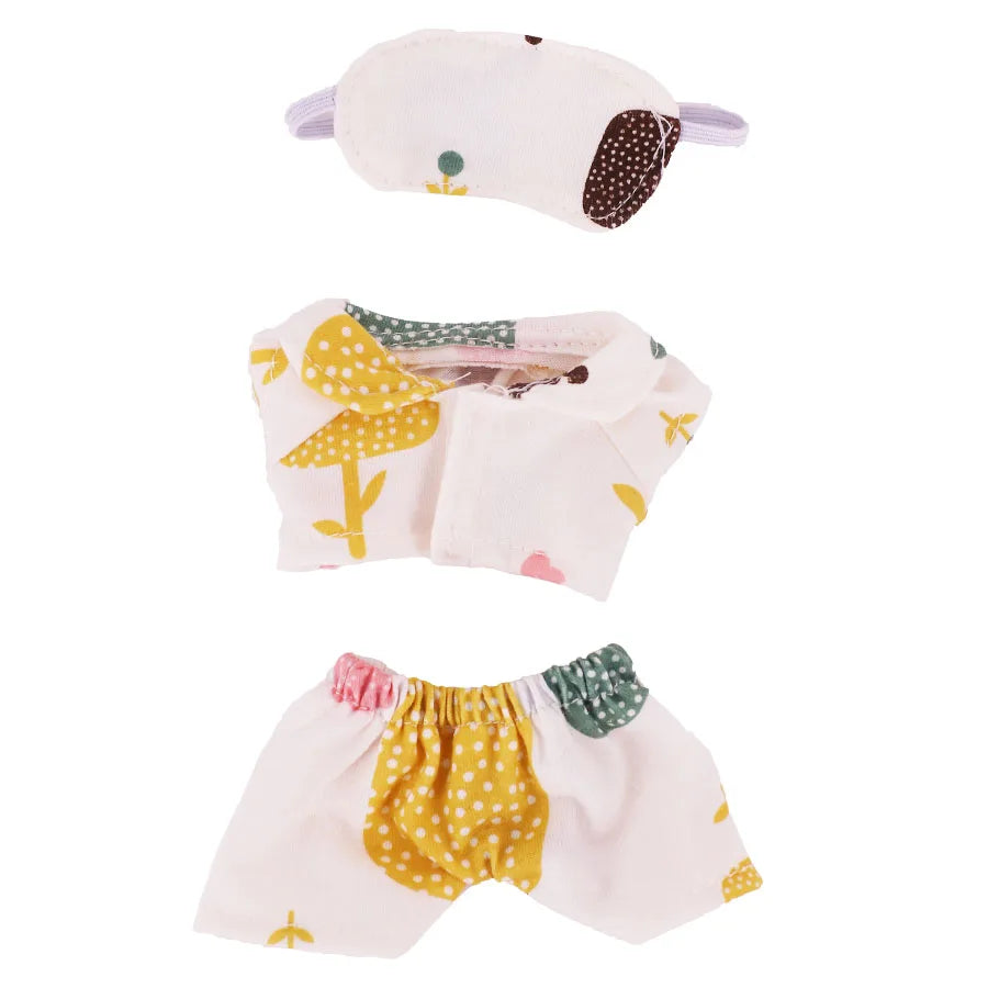 Doll Bedding Furniture For labubu 17cm Plush Doll Clothes Accessories Girl‘s Toys Birthday Christmas Gift