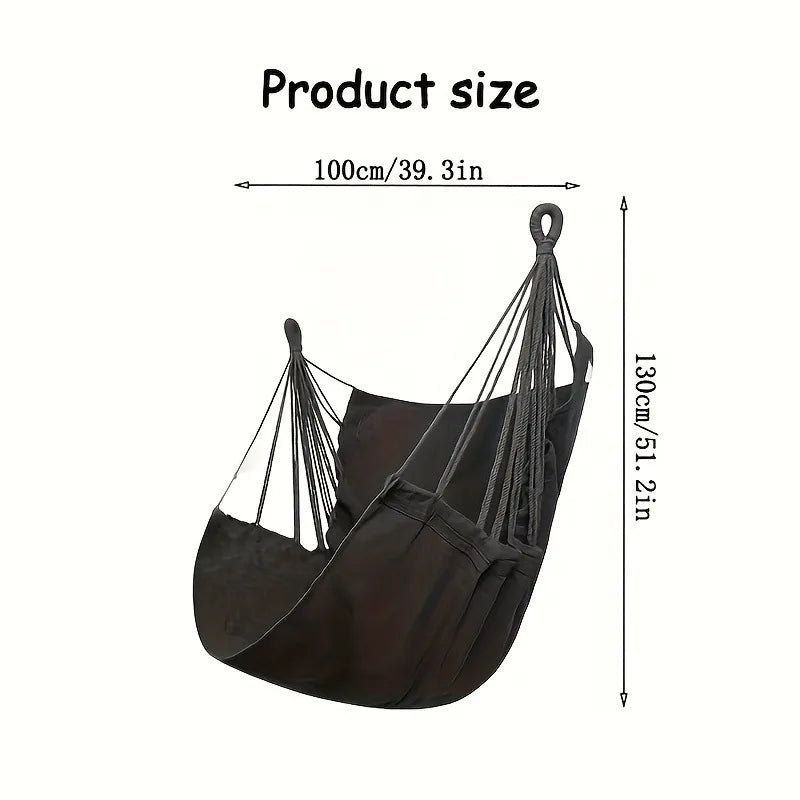Hangout Haven™ – Chaise hamac relaxante avec sac de rangement