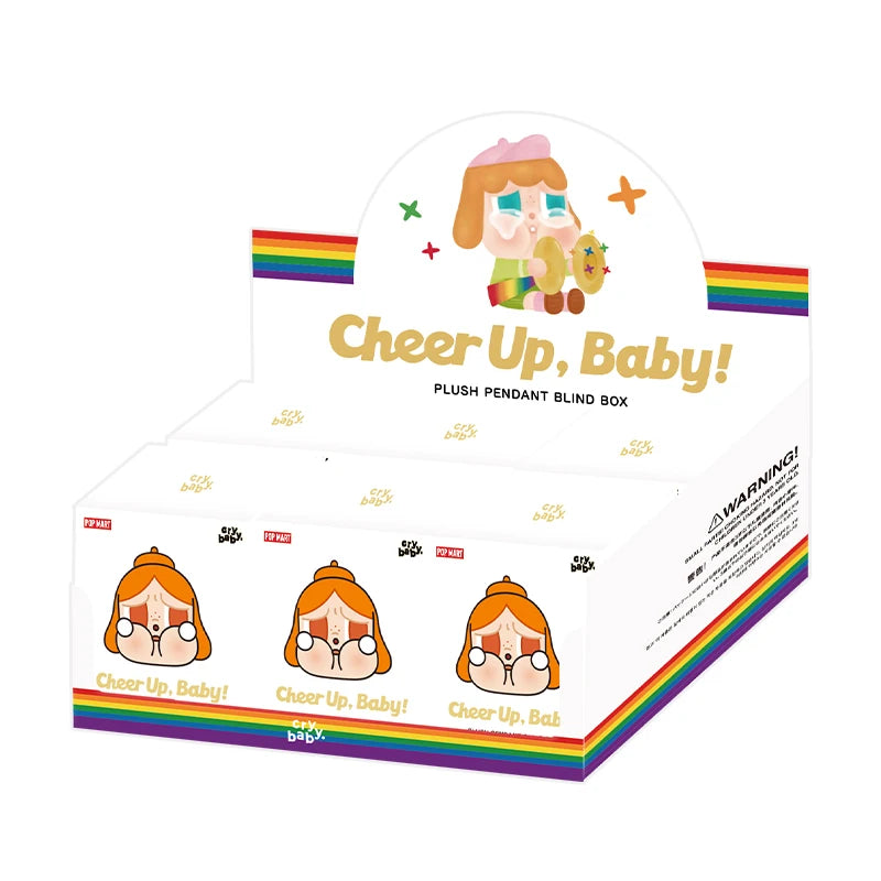 POP MART Crybaby "Cheer Up, Baby!" Pluche Hanger Mystery Box – Blind Box Collectible (Limited Edition)