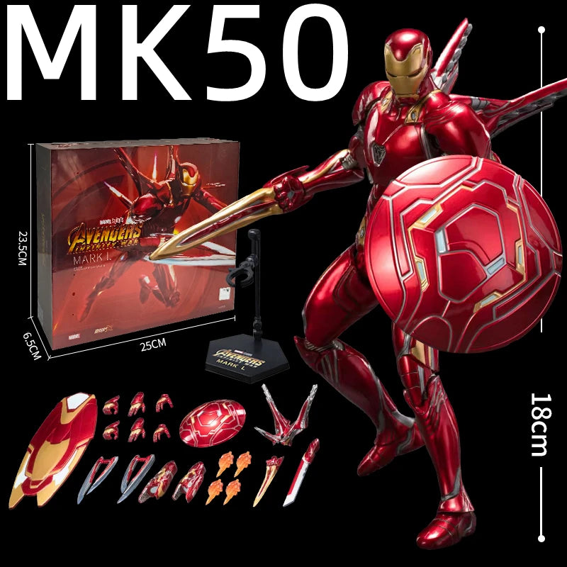 Original Iron Man Legends Mk42 War Machine MK1 MK2 MK3 MK4 MK5 MK6 MK7 Spider Man Avengers Infinity War Action Figure