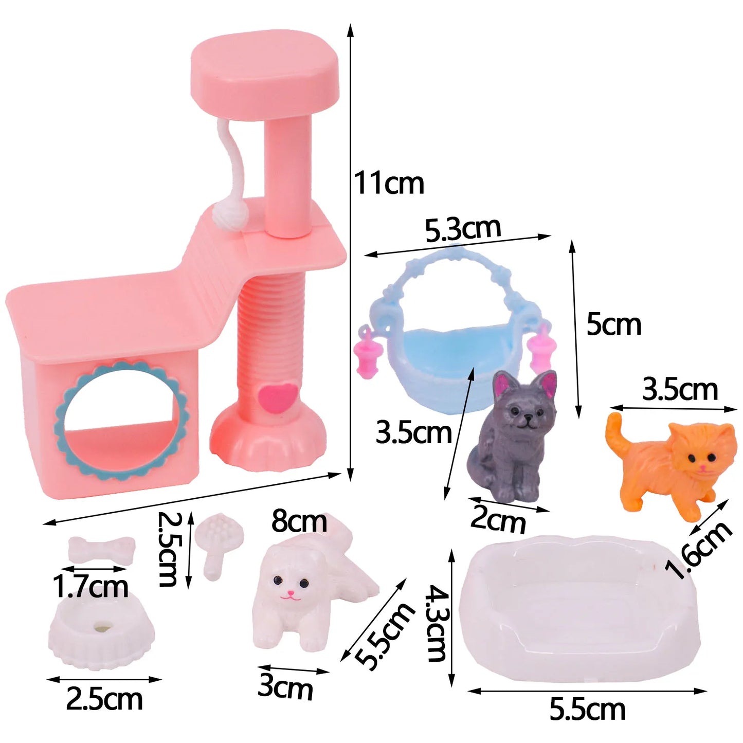 Furniture For Barbiees Doll Clothes Accessories Bed Mirror 1/6 Dollhouse Decoration Bjd Doll Accessories,Food Helmet for Barbies