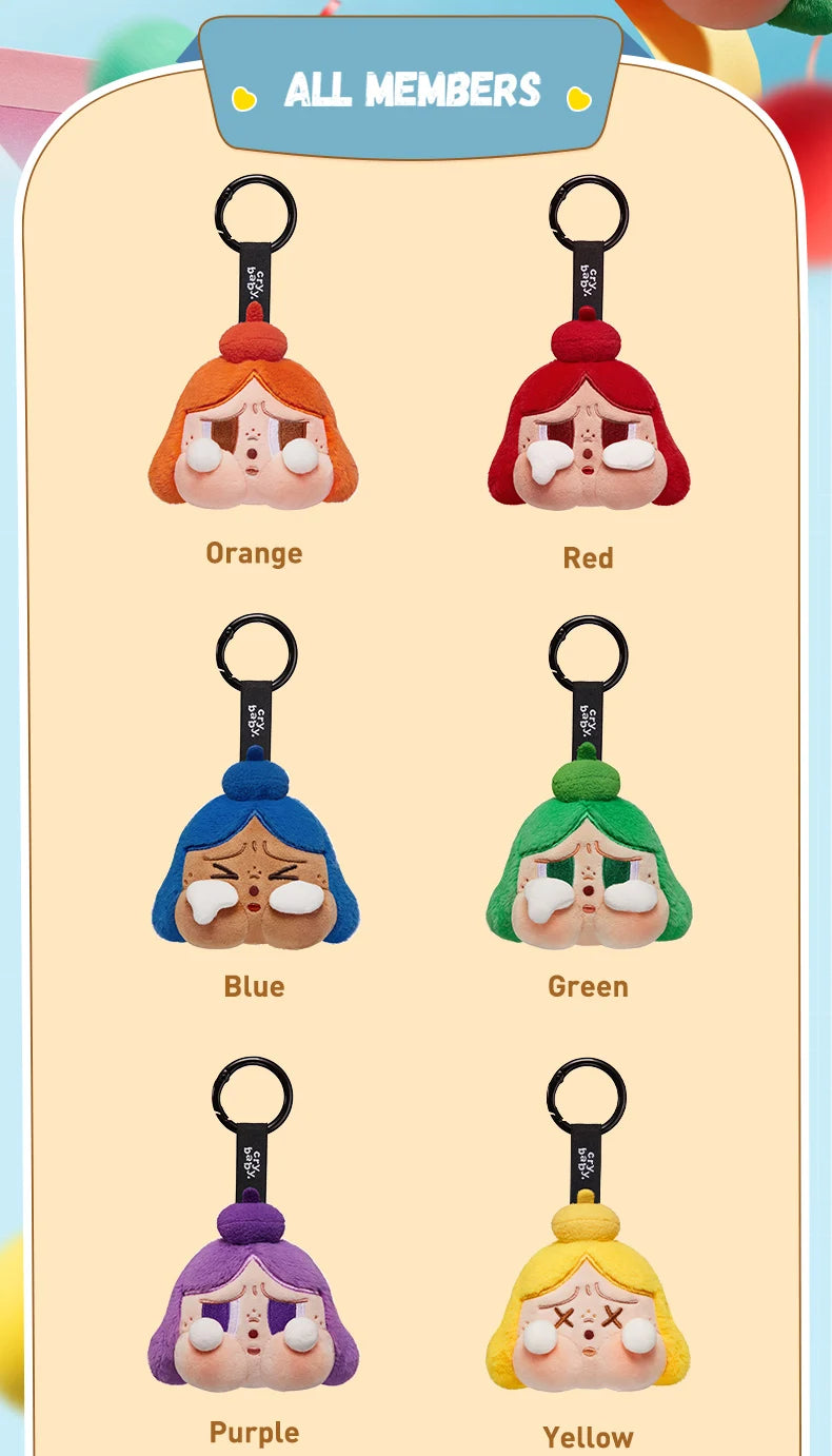 POP MART Crybaby "Cheer Up, Baby!" Pluche Hanger Mystery Box – Blind Box Collectible (Limited Edition)