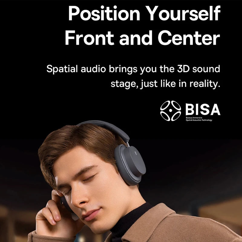 Baseus Bowie D05 Wireless Headphones Bluetooth 5.3 with 3D Spatial Audio