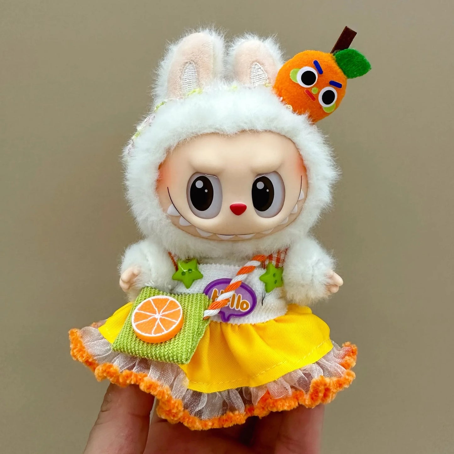 For 17cm V1V2 Labubu Doll Fashion New Style Set Doll Replacement Clothing