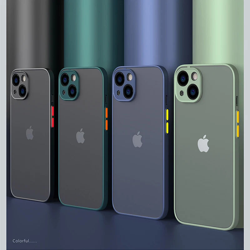 New Armor Bumper Shockproof Phone Case For Apple iPhone 17 Pro Max iphone17 Pro Max 17Pro 17 Air Silicone Hard Cover Capa