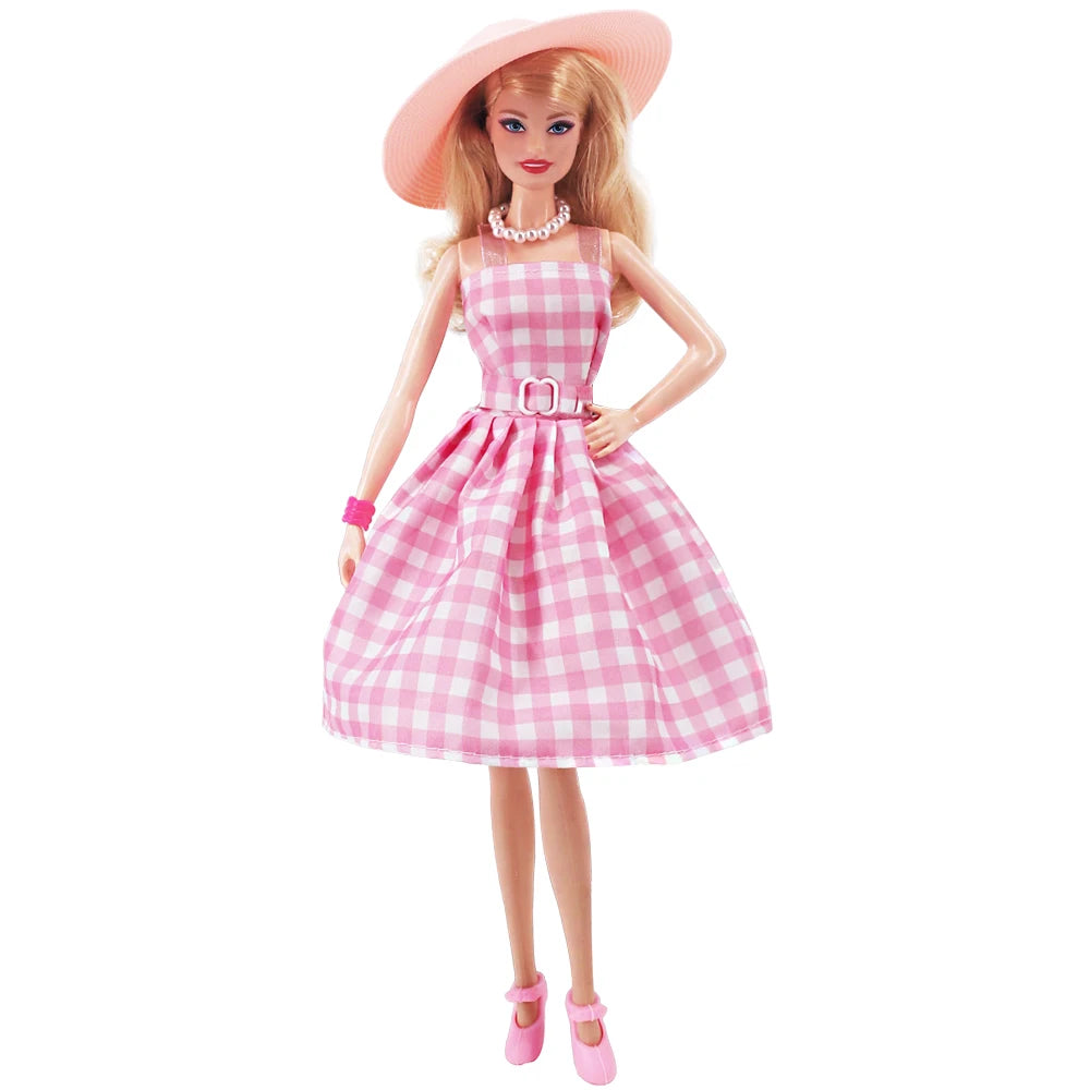 Furniture For Barbiees Doll Clothes Accessories Bed Mirror 1/6 Dollhouse Decoration Bjd Doll Accessories,Food Helmet for Barbies
