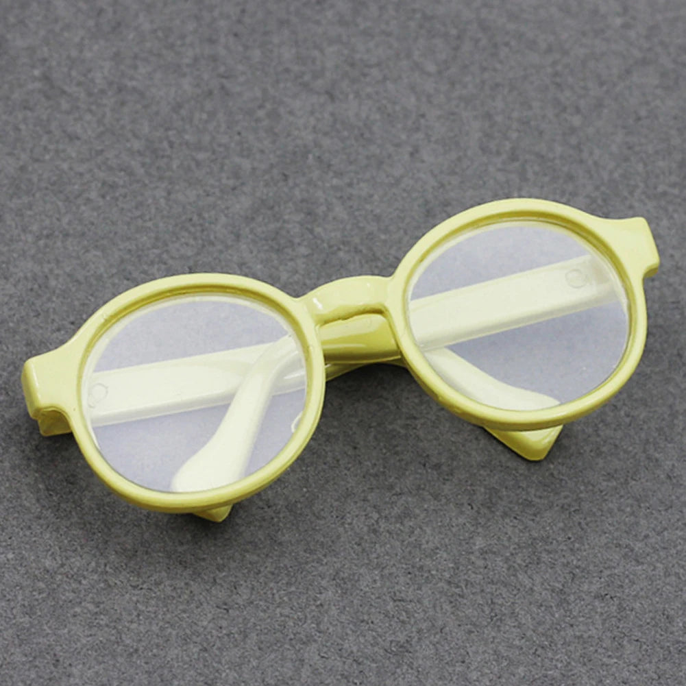 Fashionable Plastic Glasses For Labubu 3.0 Colorful Glasses Mix Match Doll Ornament Accessories Macaron BJD