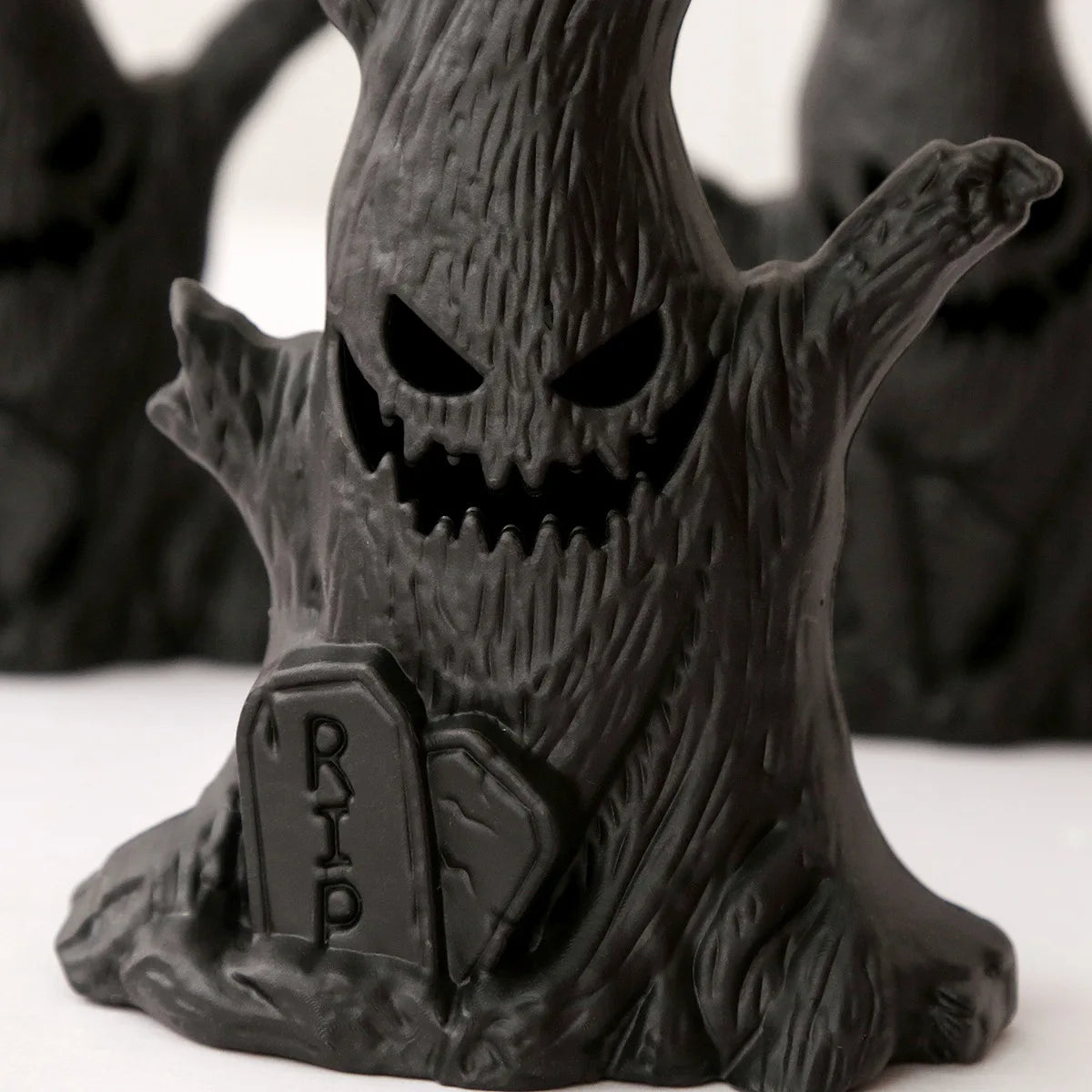 Halloween Decoration Ghost Tree Led Night Glow Ghost Lantern Ghost Face Tree Stump Lantern Festival Atmosphere Horror Decoration