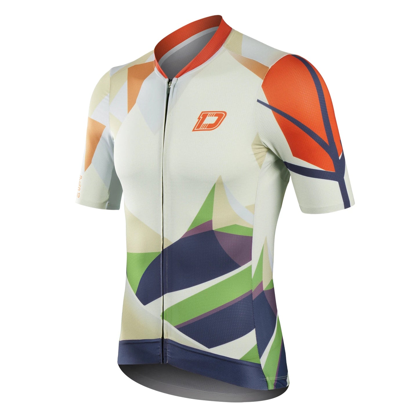 DAREVIE Man Cycling Maillot 4-Way Strech Moisture-Wicking Training Level Cycling Jersey Anti-Slip Light Soft Men's Cycling Shirt