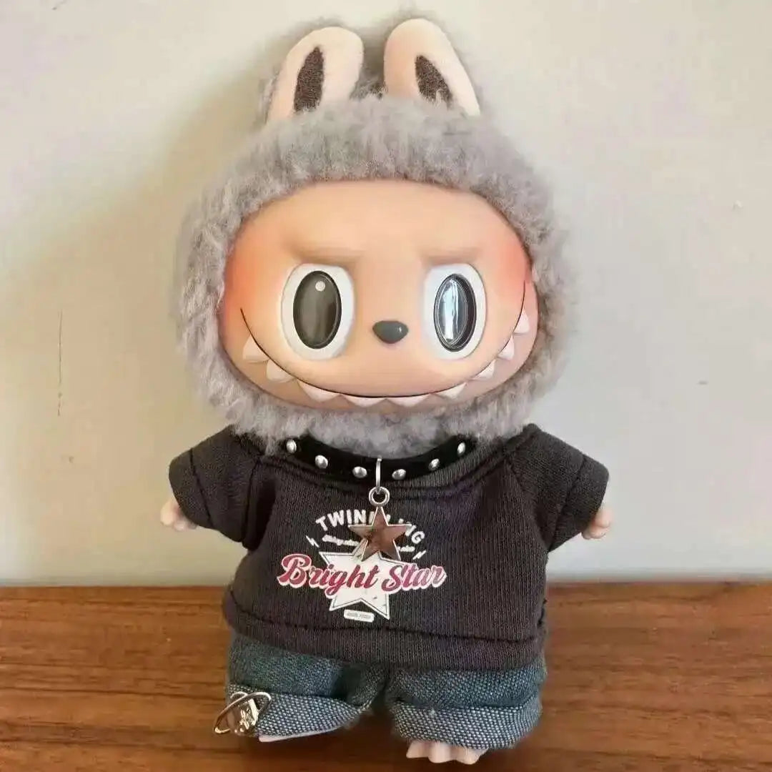 Labubu Plush Doll Clothes – Cute Macaron Outfit