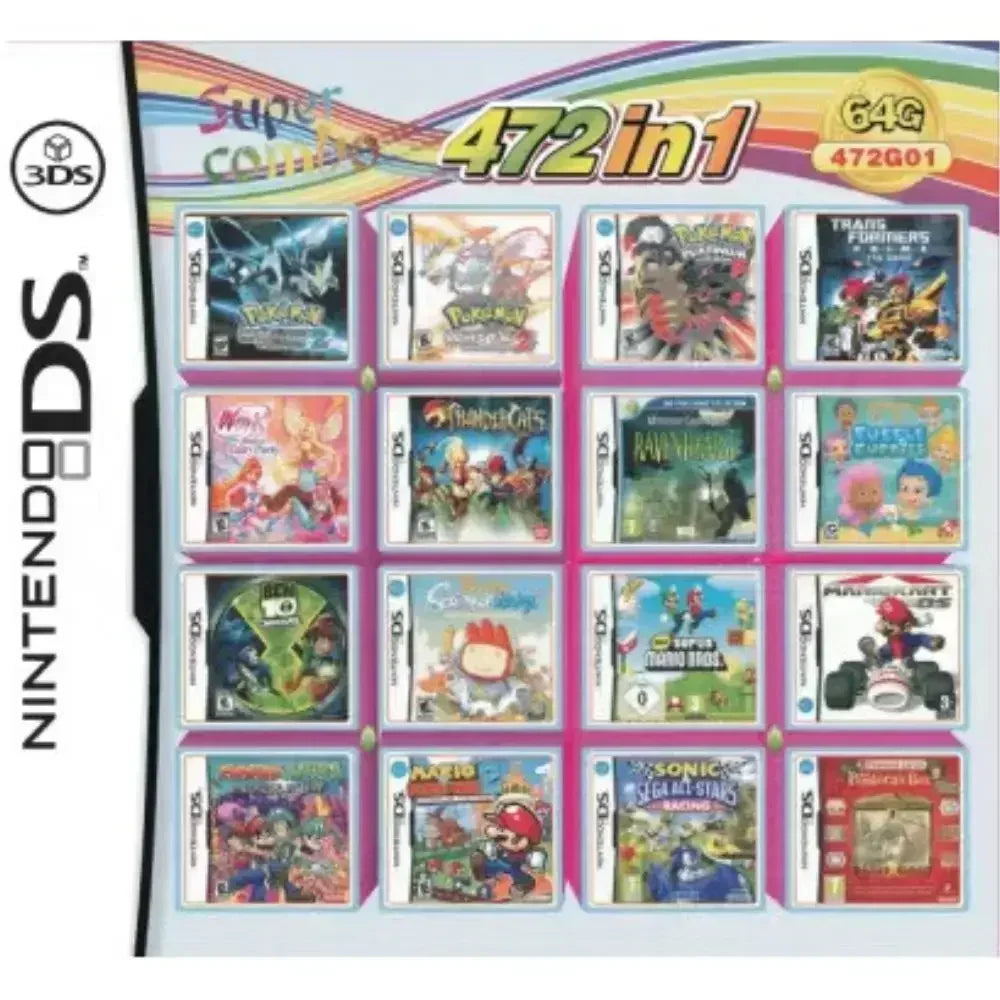Cartouche de jeu DS/NDS/3DS/NDSL – Collection de jeux vidéo tout-en-un pour console portable