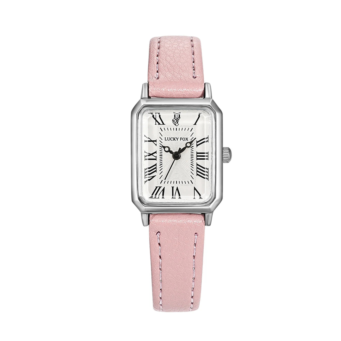 Fashion Rectangle Quartz Wrist Watch for Women Luxury Brand Roman Dial Leather Strap Ladies Watches Clock