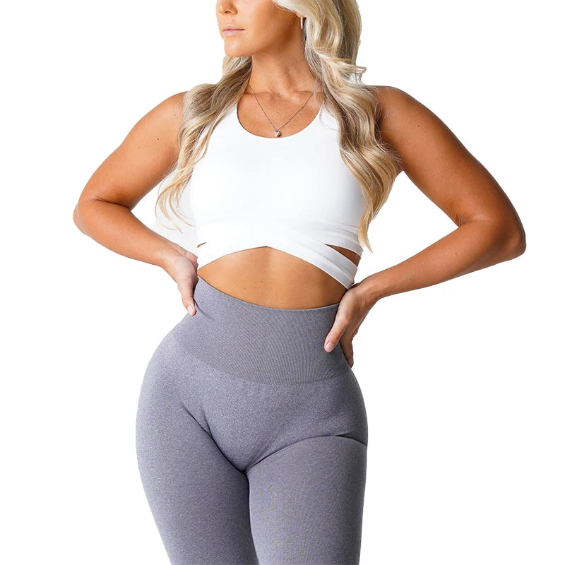 Bra Top Spandex Woman Fitness Elastic Breathable Breast Enhancement Leisure Sports Underwear