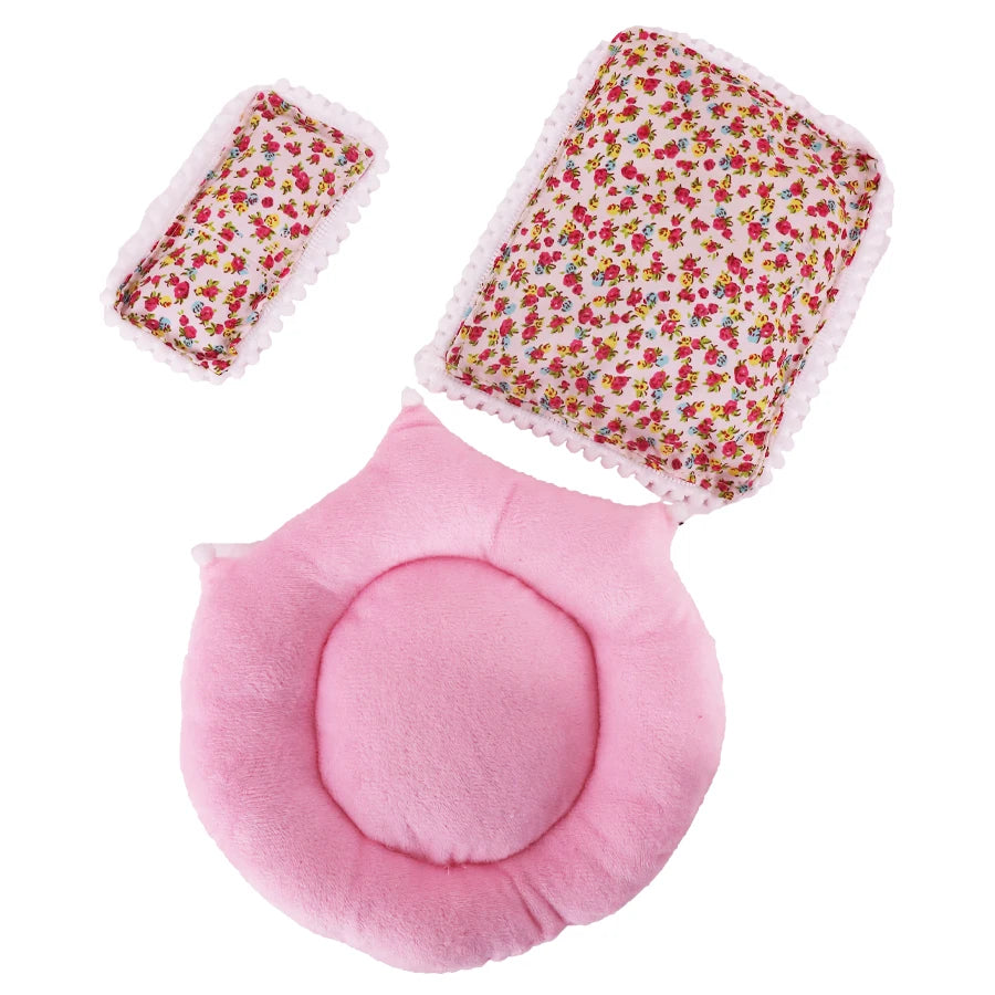 Doll Bedding Furniture For labubu 17cm Plush Doll Clothes Accessories Girl‘s Toys Birthday Christmas Gift