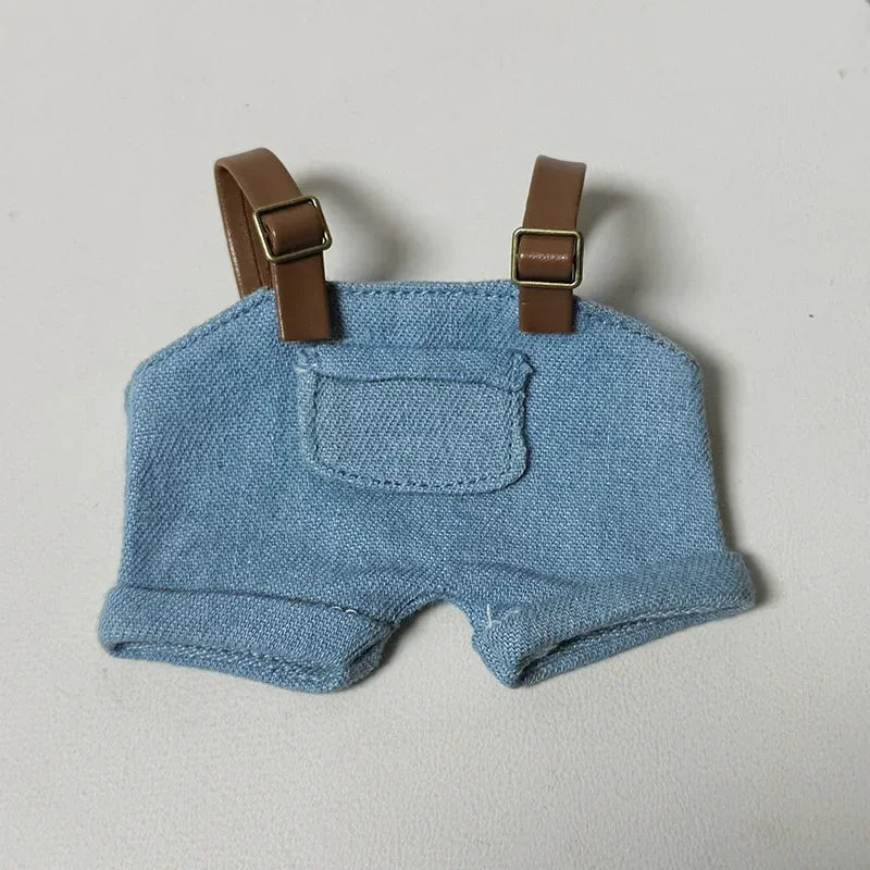 Labubu Doll Clothes Hoodie Labubu Idol V1 V2 Dolls Clothing Accessories 15/17cm Plush Doll Universal
