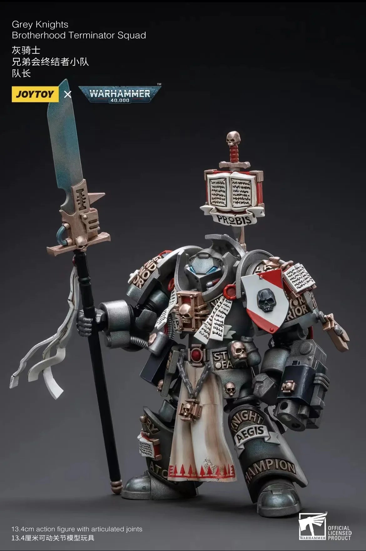 1/18 JOYTOY Action Figure 40K Grey Knight Figures And Mecha Anime Model Toy