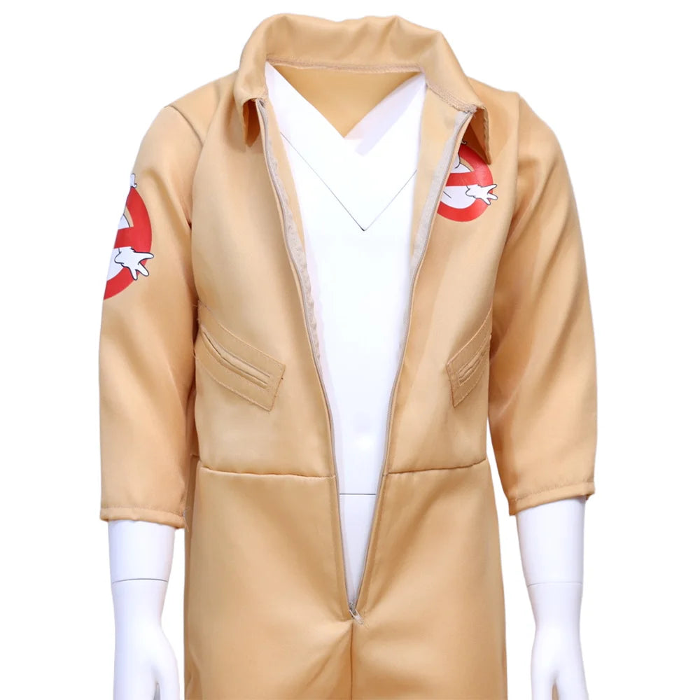 Kids Adults Cosplay Costume with Proton Pack Halloween Christmas Carnival Theme Party Clothes Fans Collection 