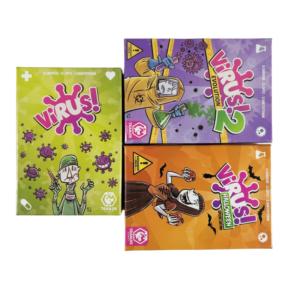 Virus! 1, 2, 3 kaartspel β Aanstekelijk leuk partyspel (Engelse versie)