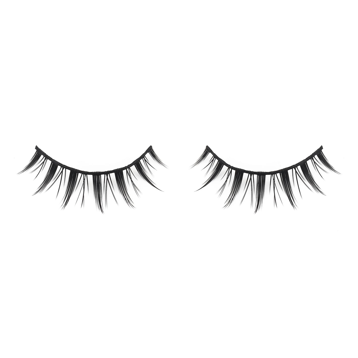DINGSEN Fake Eyelash Anime Lashes 5 Pairs Little Devil Eyelashes Natural Daily Makeup Manga Eyelashes Clear Band Eyelashes