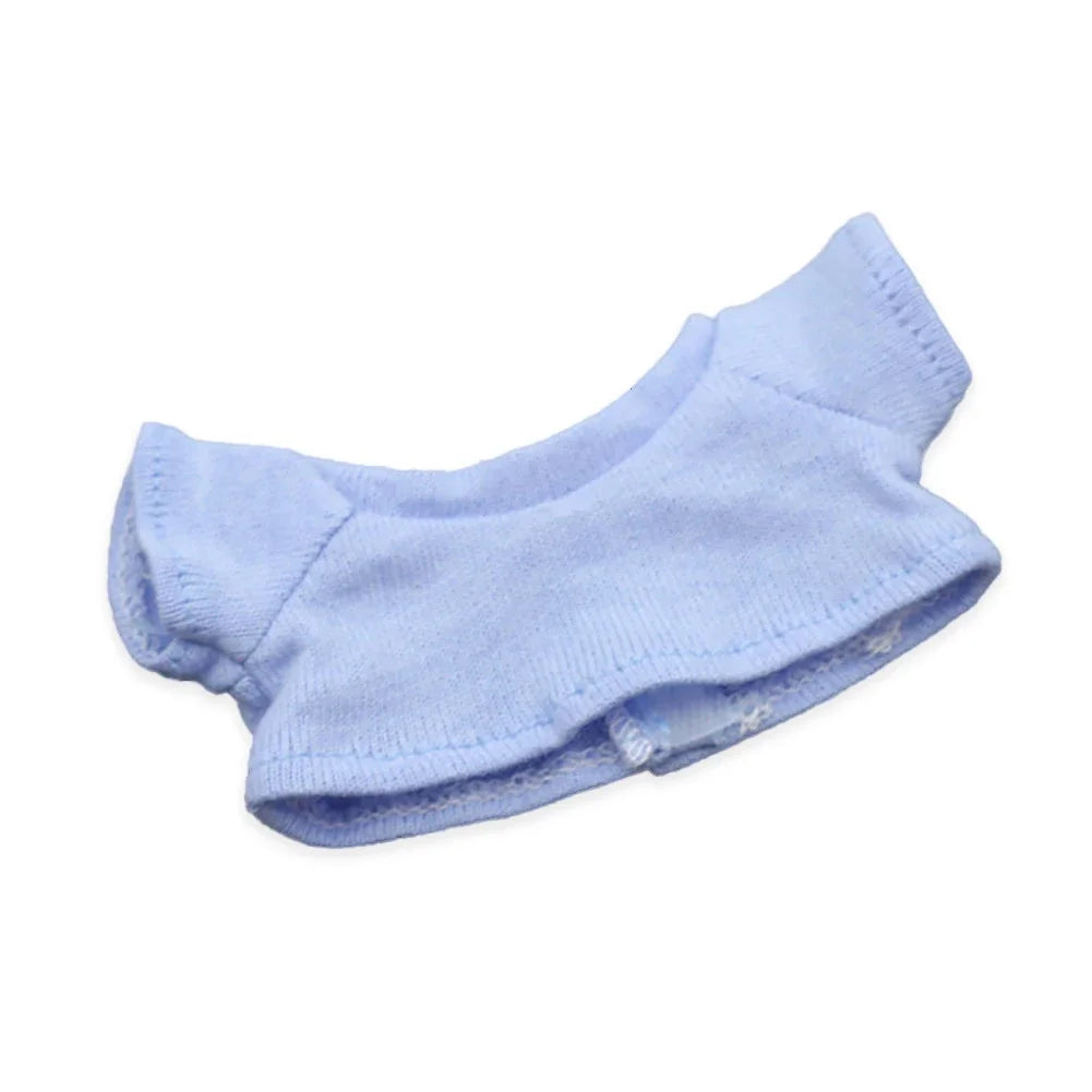 For 17cm Labubu Cute Doll Outfit Clothes Color Match Doll Clothes Suit Accessories Clothing Kid Gift