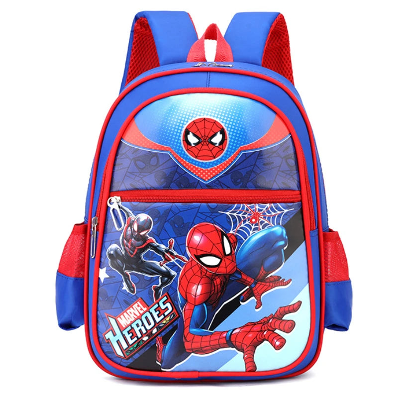 Disney New Children Backpack Mini Schoolbag Girls and Boys Cute Shoulder Bag Cartoon Spriderman Children Backpack