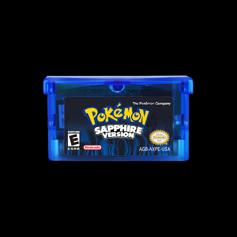 Cartouche Pokémon GBA – Série de Jeux pour GBA, NDS, GBM, GBA SP – Version Anglaise
