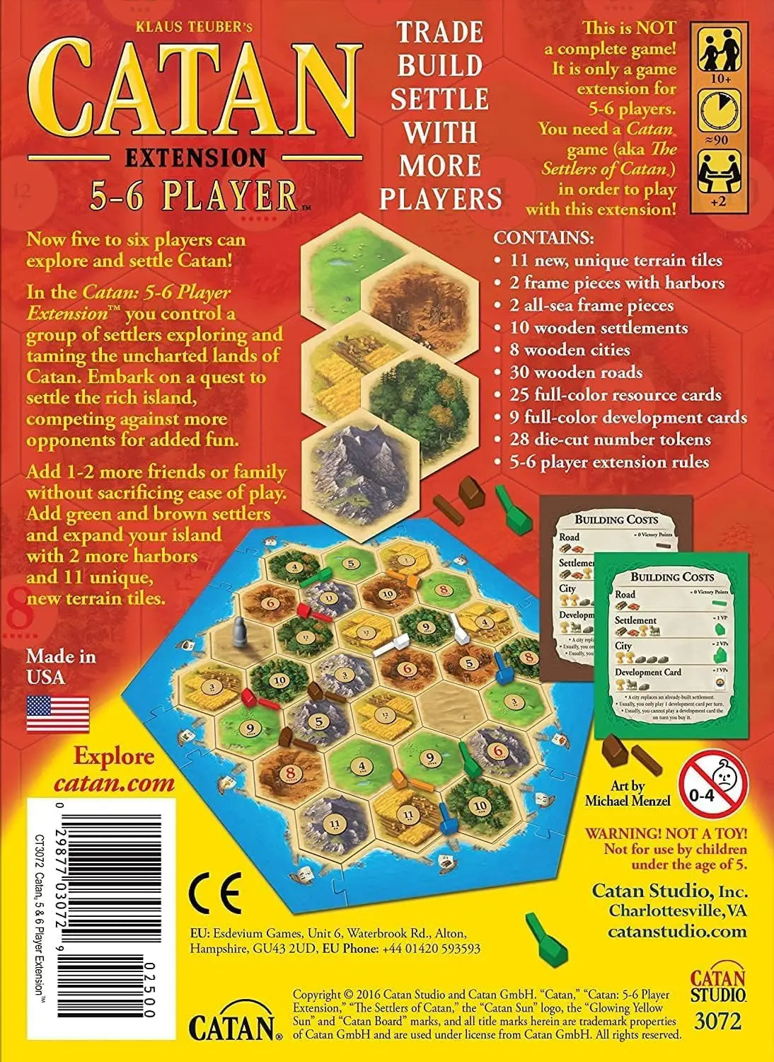 CATAN Bordspel Uitbreiding 5-6 Spelers