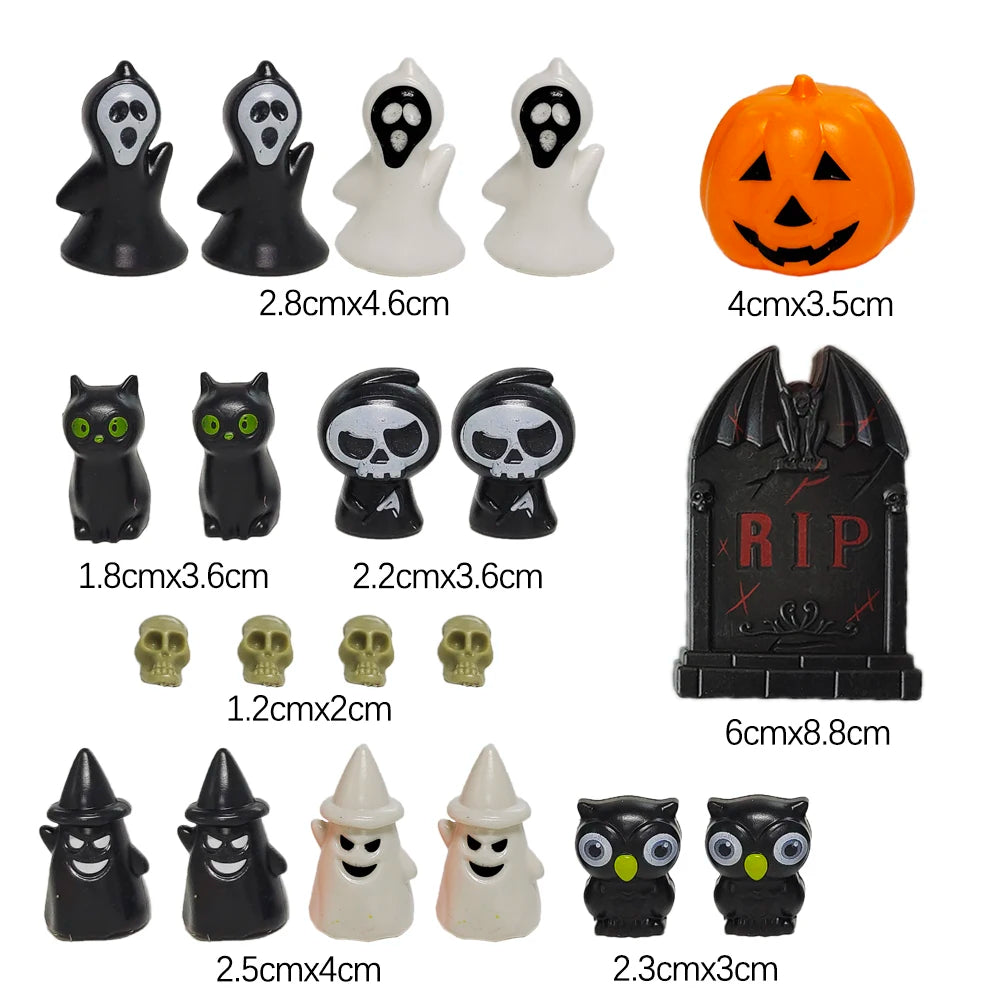 12pcs Halloween Eyeballs Artificial Horror Scary Eye Balls Kids Trick or Treat Prank Terror Props Halloween Decoration 2024