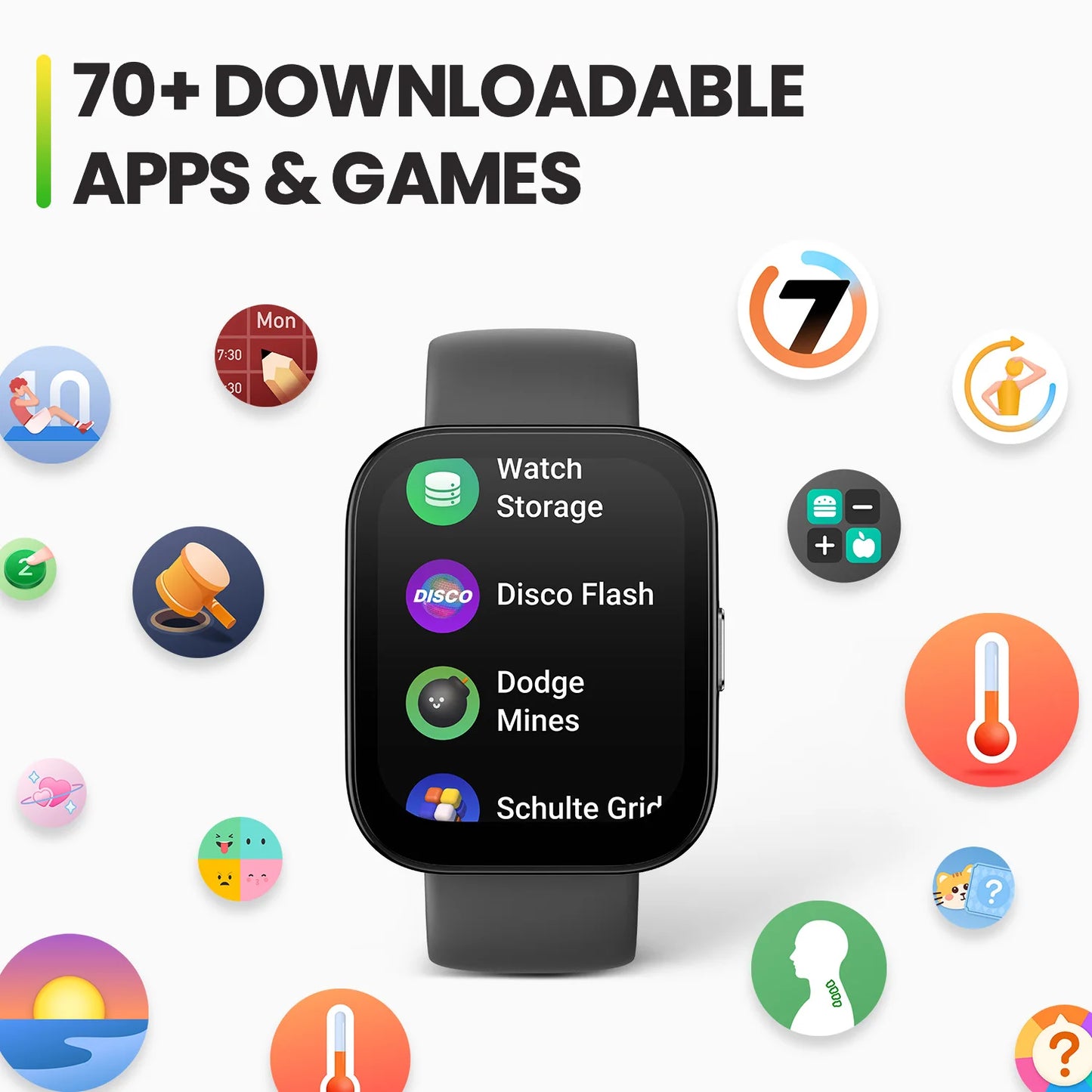 Amazfit Bip 5 Smartwatch 46mm GPS Fitness Tracker Android iOS