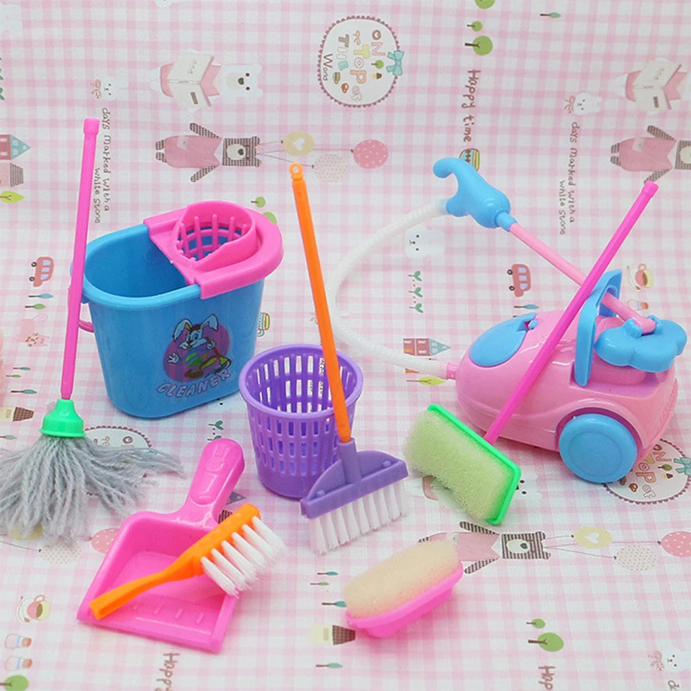Furniture For Barbiees Doll Clothes Accessories Bed Mirror 1/6 Dollhouse Decoration Bjd Doll Accessories,Food Helmet for Barbies