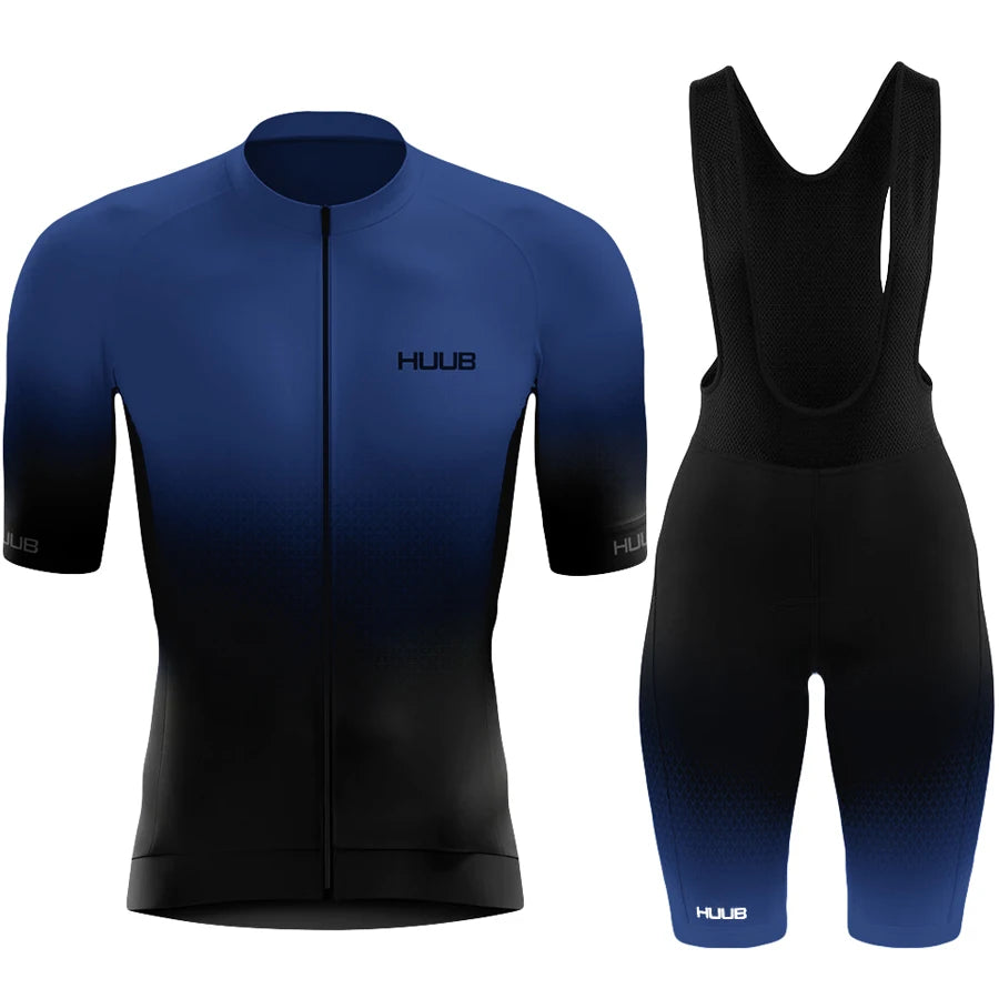 Short Sleeve Road Bike & MTB Racing Kit, Breathable Summer Bicycle Clothing with Bib Shorts