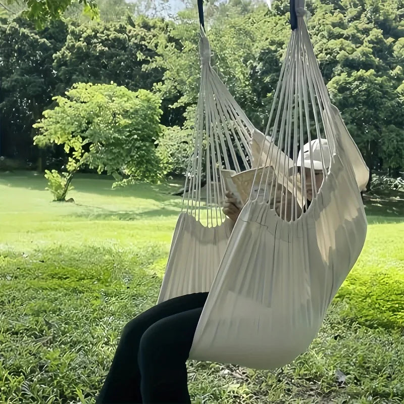 Hangout Haven™ – Chaise hamac relaxante avec sac de rangement