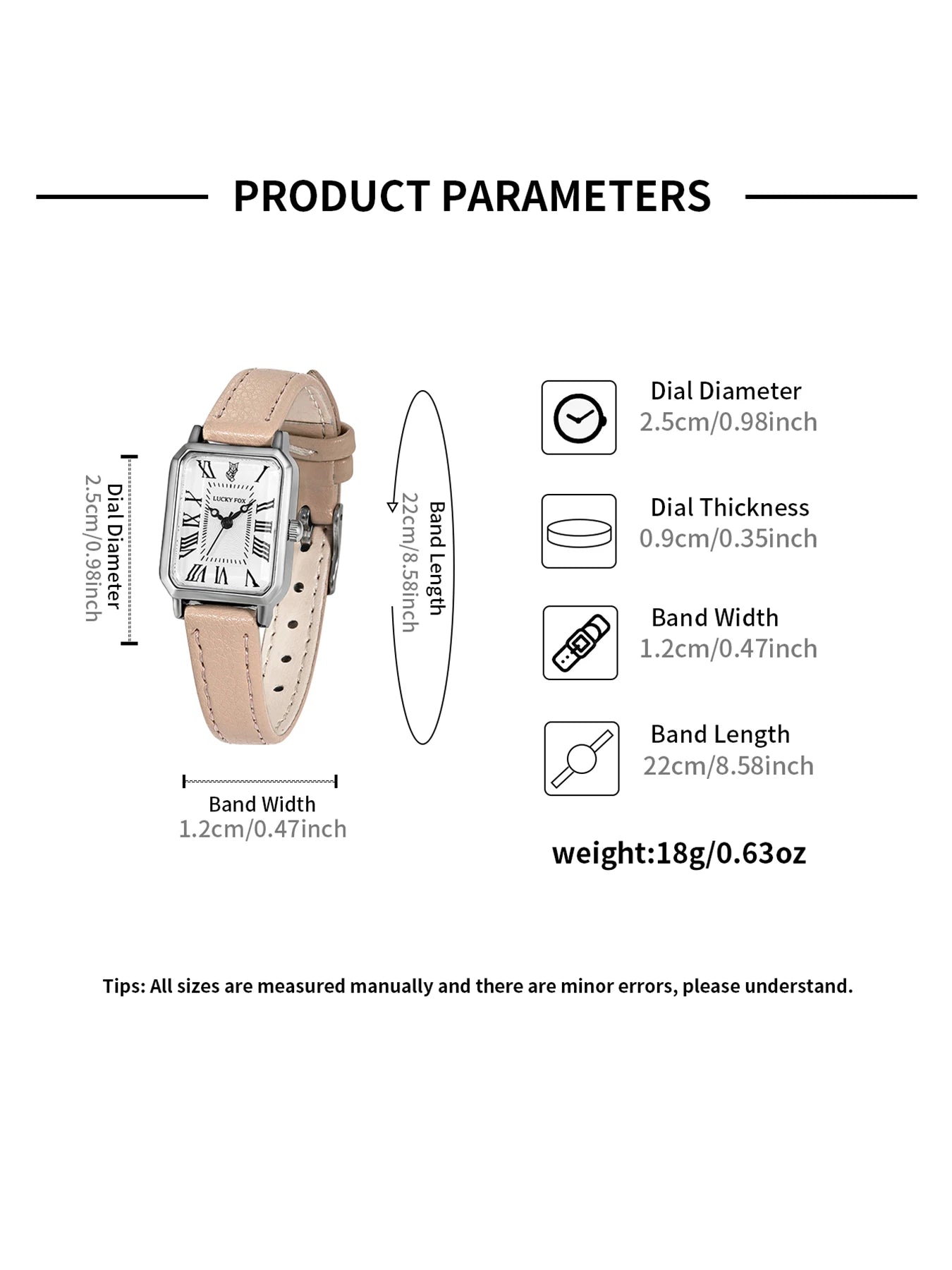 Fashion Rectangle Quartz Wrist Watch for Women Luxury Brand Roman Dial Leather Strap Ladies Watches Clock
