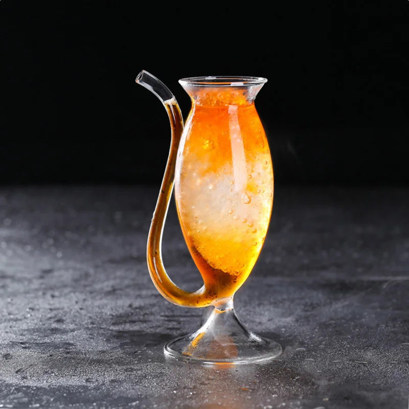 Creative Halloween Vampire Cup Cocktail Glass Creative Pipe Mold Molecular Cocktail Champagne Glass Bar Cocktail Glass Cup