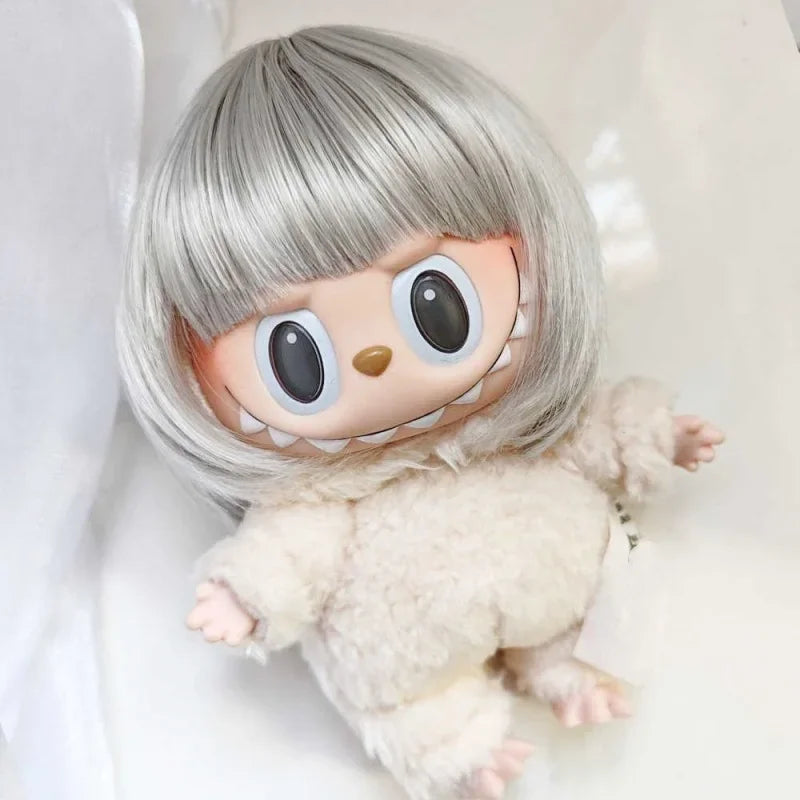 Short Hair Wig For Labubu V3 V2 V1 For 1/3 BJD Dolls Fisherman Hair Bobo hair Wig for Labubu Doll's Accessories