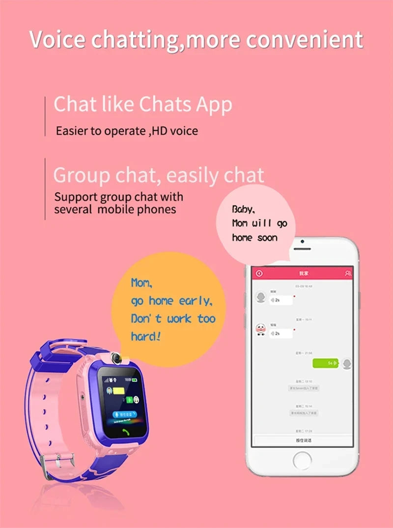 Xiaomi Kids 4G Smart Watch SOS GPS Location Sim Card Call Child SmartWatch Camera Waterproof Boys Girl Gift For Ios Android NEW