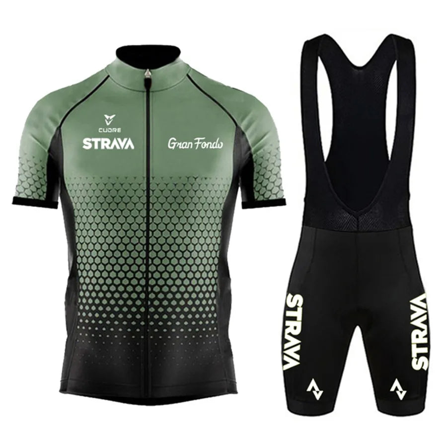 Maillot de cyclisme STRAVA pour homme
