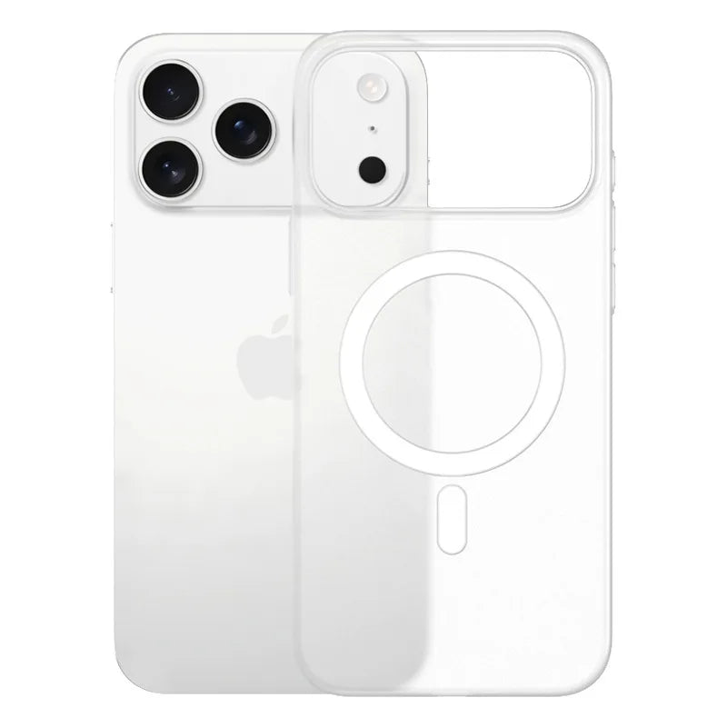 Luxury Matte Ultra Thin Clear For Magsafe Wireless Charge Case For iPhone 17 Air 16E 15 14 Plus 13 12 11 Pro Max Hard PC Cover