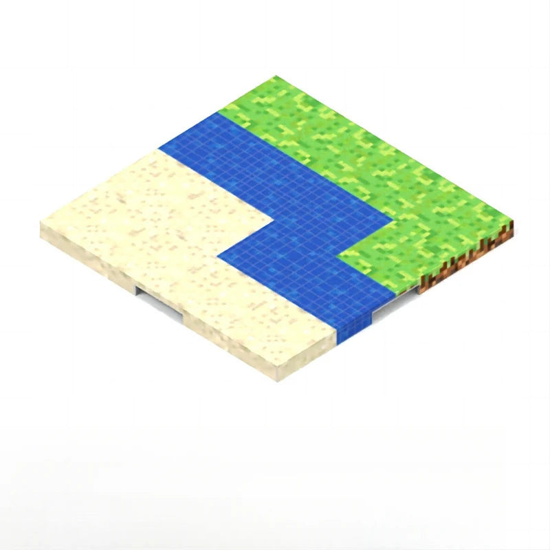 Magnetic Base Plate Variety Baseplates Match Mine World Magnetic Building Blocks DIY Toys for Boys and Girls Children Toy Gift