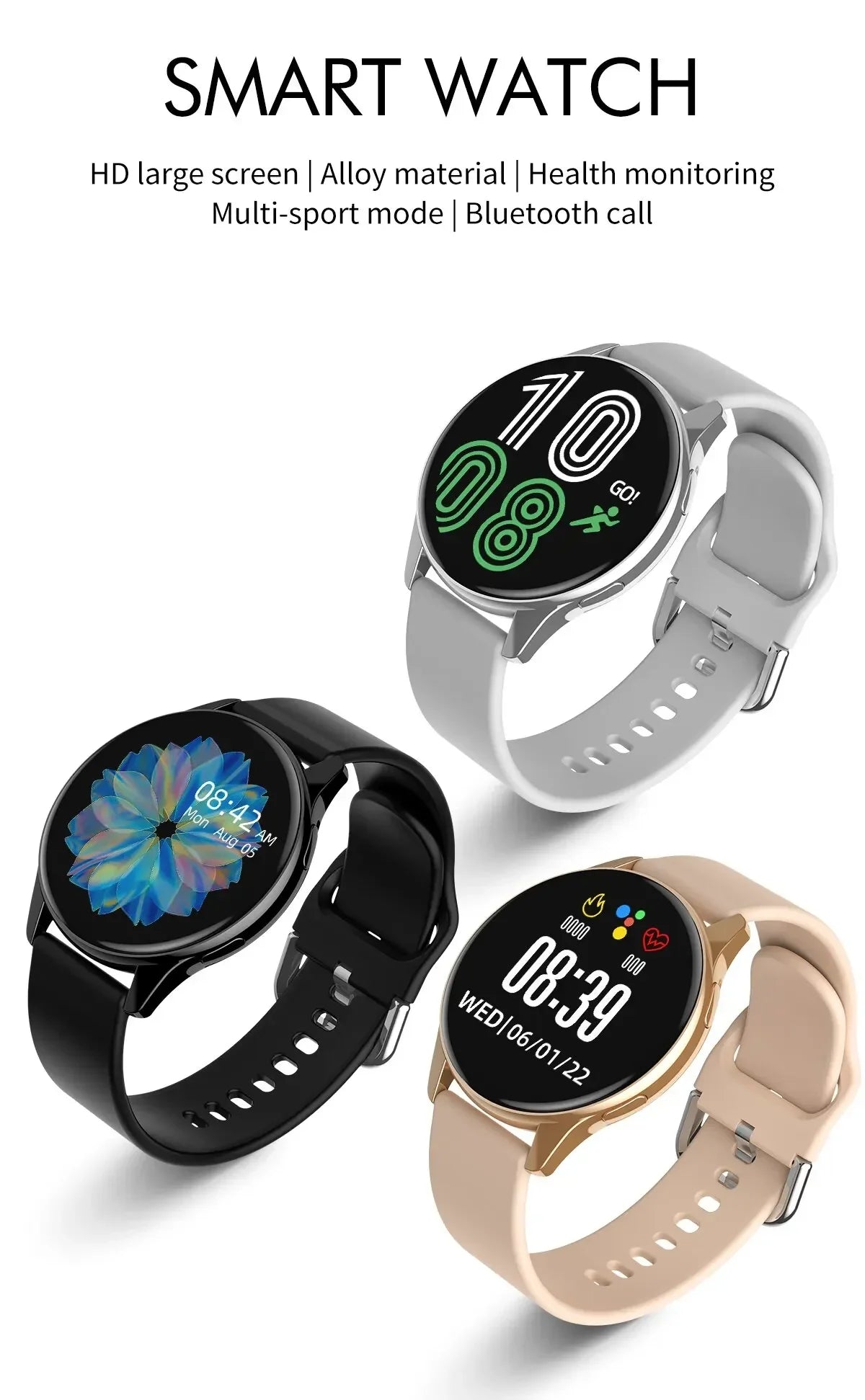 Xiaomi NFC Smart Watch 2024 For Bluetooth Calls Waterproof Smartwatch Men Watches Women Fitness Bracelet Custom Watch Face