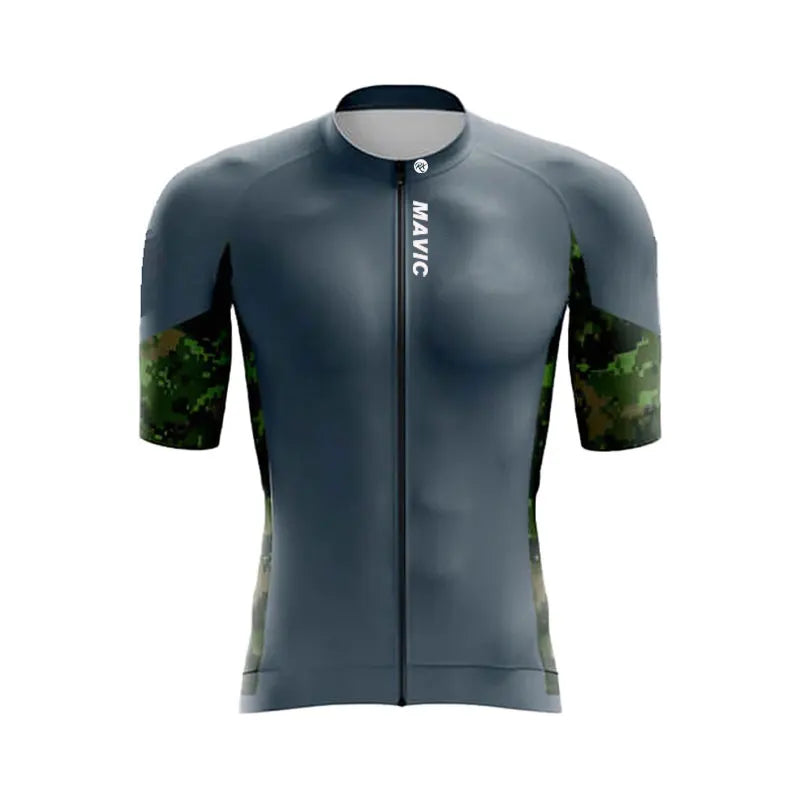 Ensemble de cyclisme d'été RX MAVIC pour homme – Maillot et short de vélo de route respirants à manches courtes pour l'entraînement en équipe