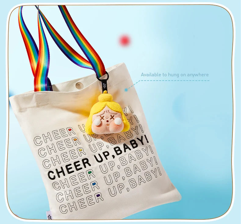 POP MART Crybaby "Cheer Up, Baby!" Pluche Hanger Mystery Box – Blind Box Collectible (Limited Edition)